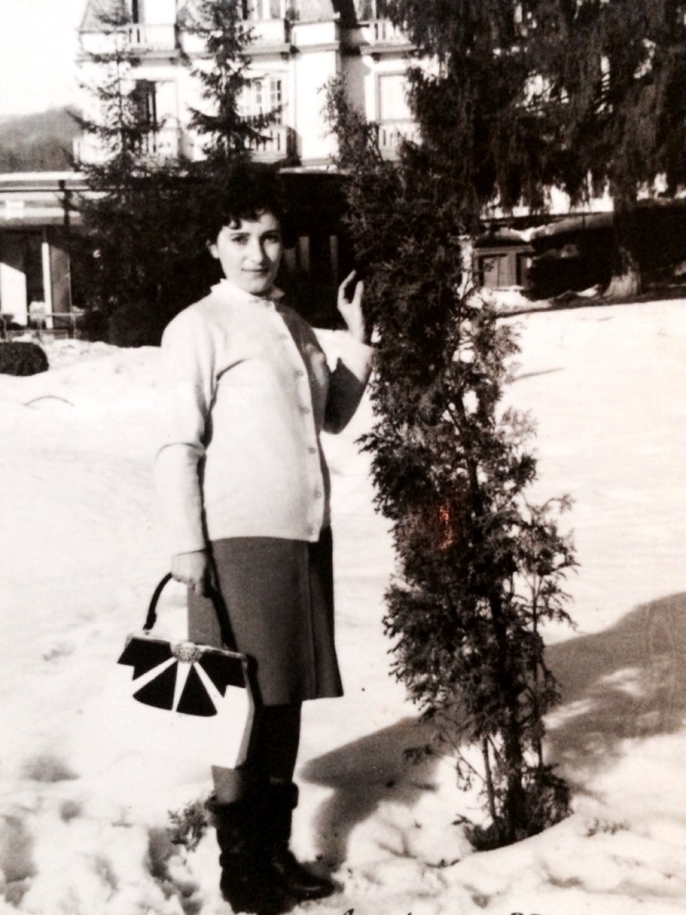 My mother, Ana, a great lover of pine trees.