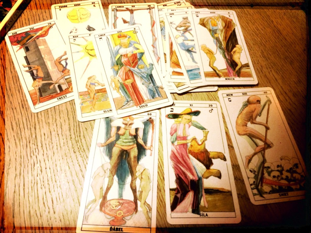Czech Tarot in the collection of K. Frank Jensen (Photo: Camelia Elias)