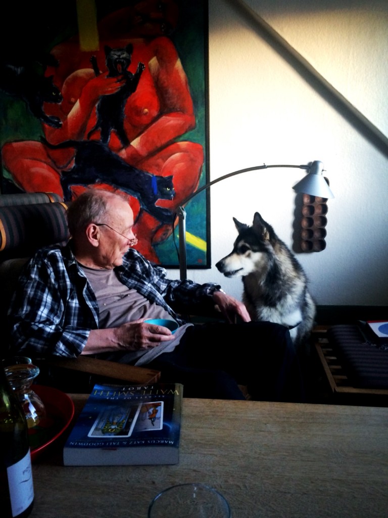K. Frank Jensen and Frigg (Photo: Camelia Elias)