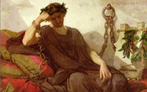 "Damocles" by Thomas Couture, from WikiMedia.  