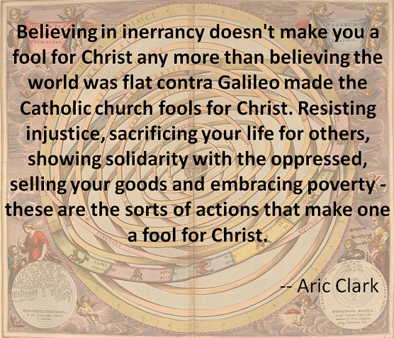 Aric Clark Fools for Christ quote