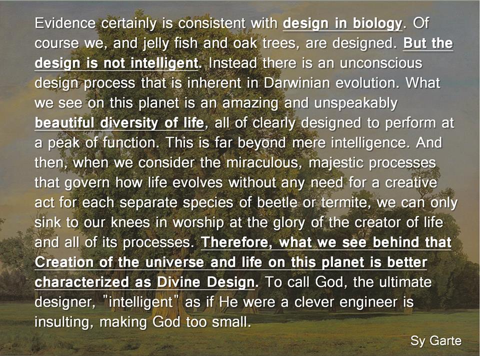 Sy Garte design quote