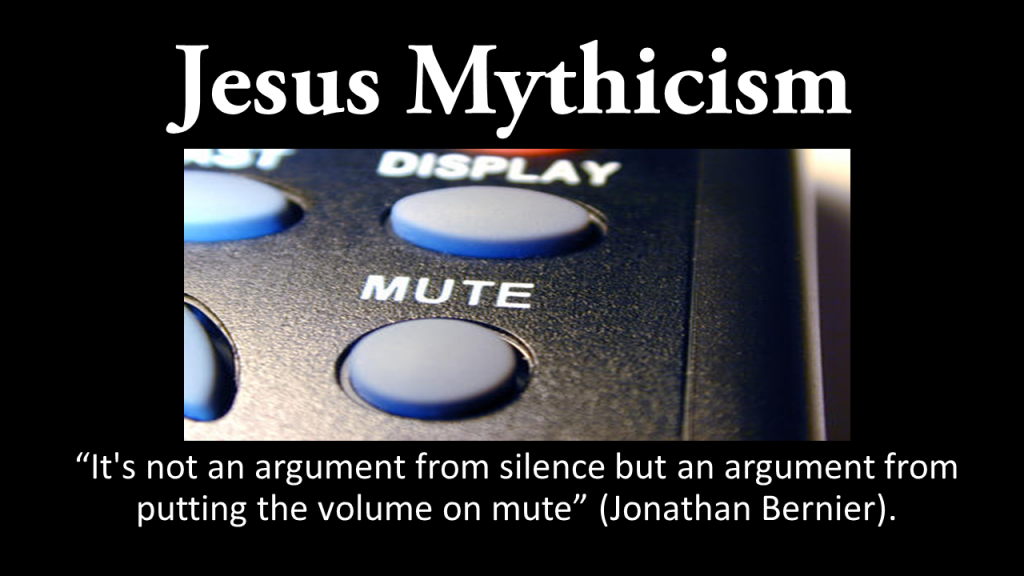 Jesus Mythicism Mute Quote