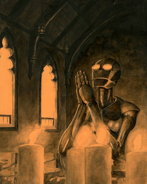 grisaille_robot_praying