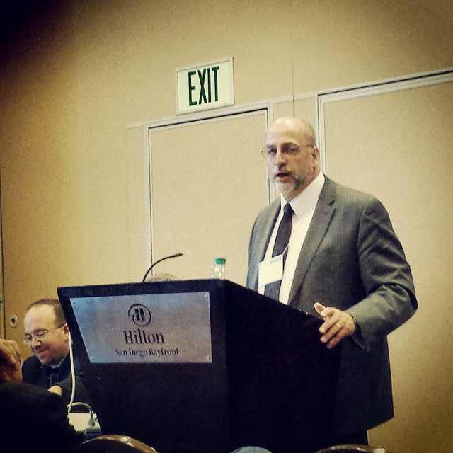 Metacriticism SBL 2014 Christopher Rollston speaking