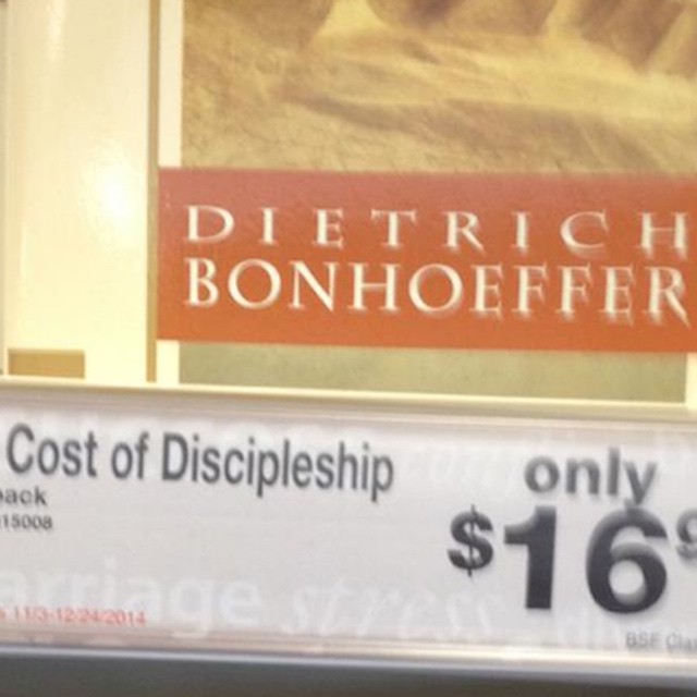 Cost of Discipleship on sale