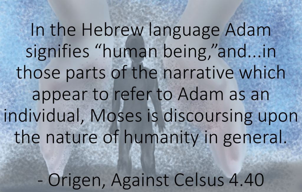 Origen on Adam