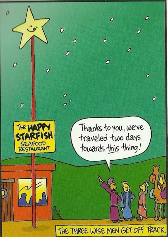 Wise Men Off Track Happy Starfish