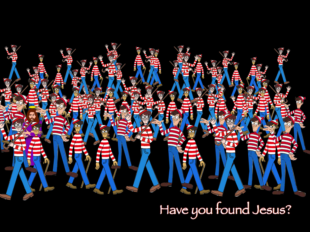 Many Waldos One Jesus
