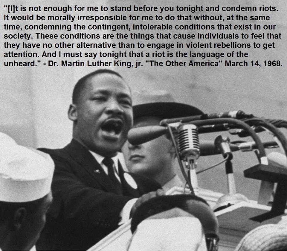 MLK on Riots