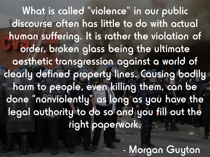 Morgan Guyton on violence