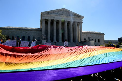 SCOTUS gay flag