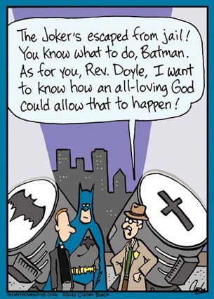 Batman and Rev. Doyle