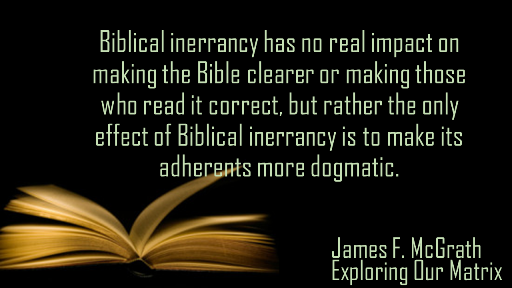 Biblical inerrancy has no real impact