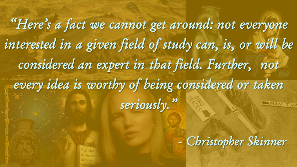 Chris Skinner quote not everyone is an expert