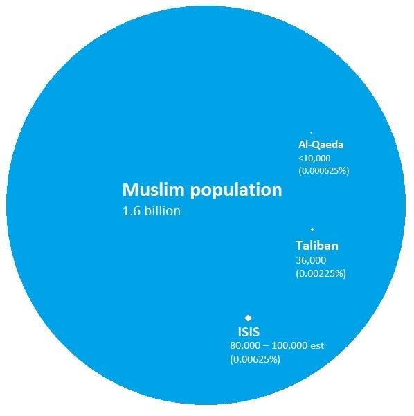 Muslims vs terrorists