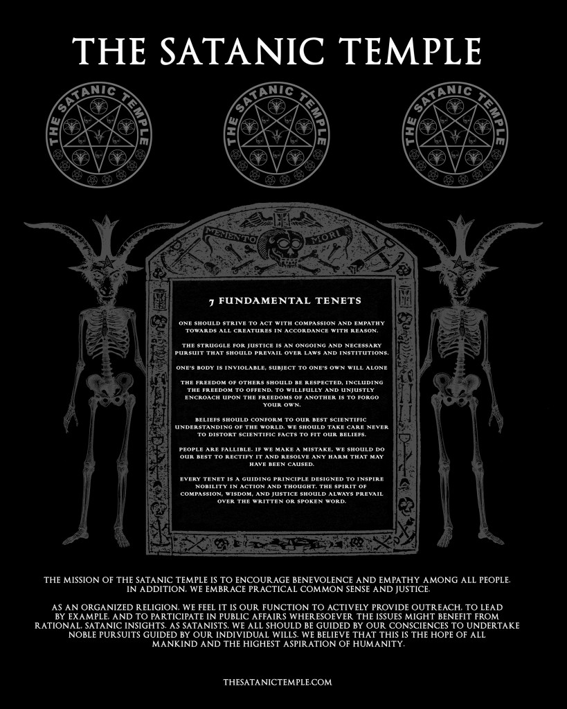 Satanit Temple Tenets