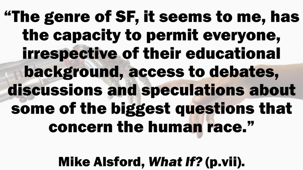 The genre of SF Alsford quote