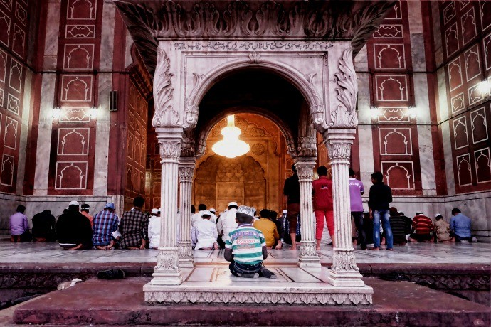 Photo of India's largest mosque, by Eric Wienke