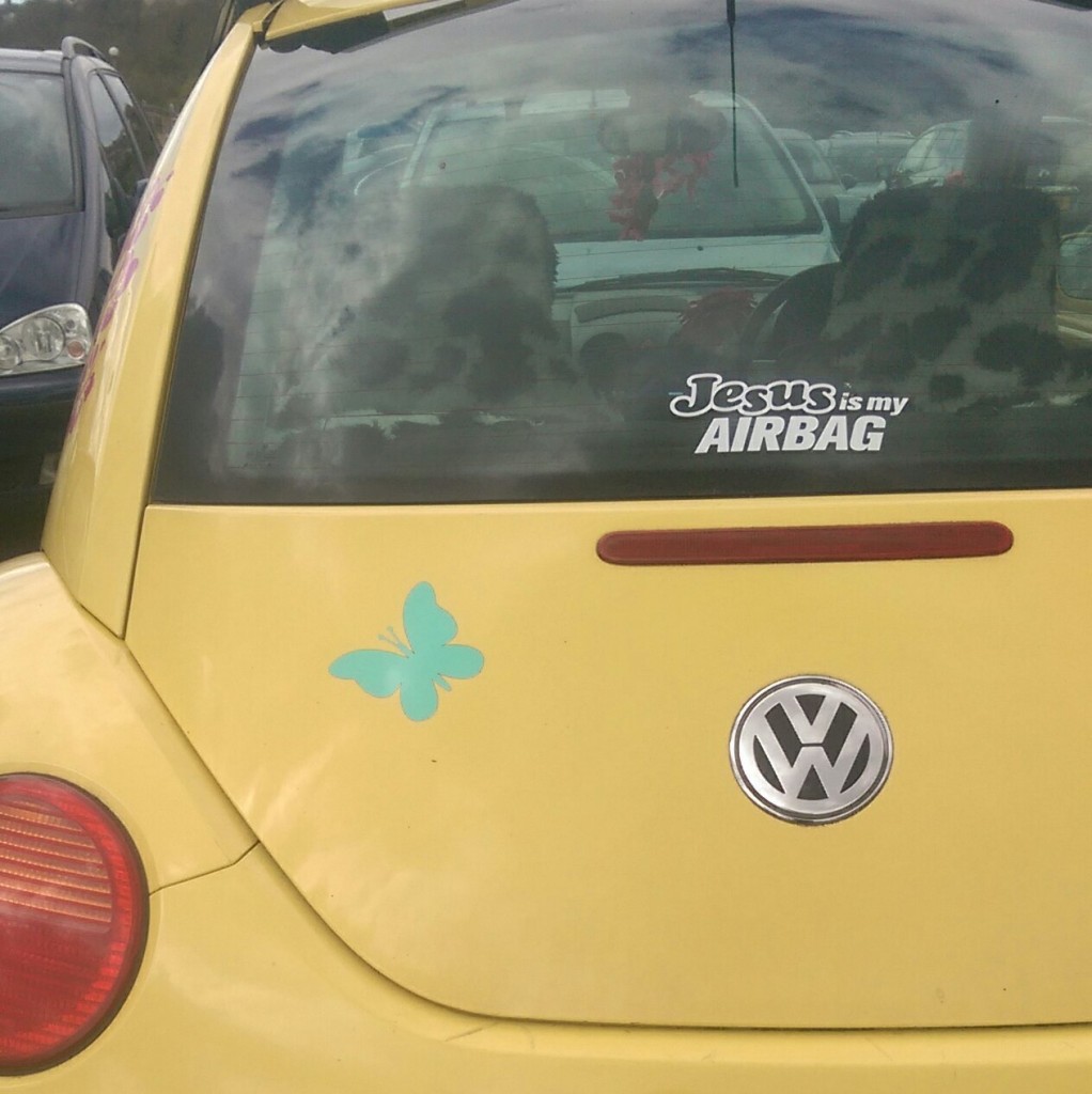 Jesus is my airbag