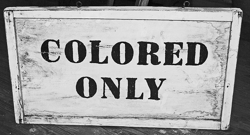 colored-only-sign