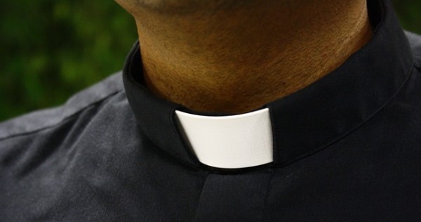 Priest with collar