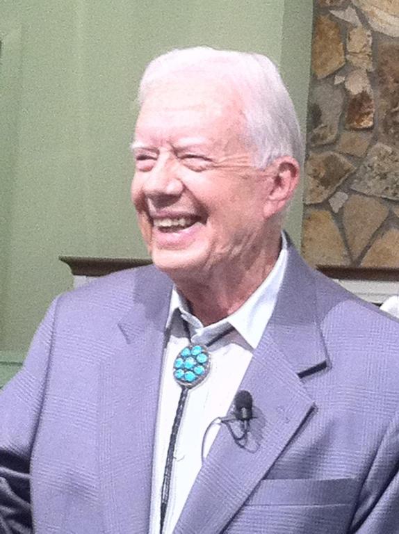 Former President Jimmy Carter teaching Sunday school.