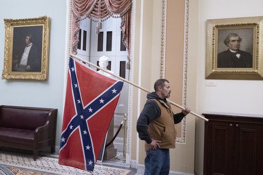 The hallowed heroes of the Confederacy were racist, white supremacist, Christian nationalists. A Trump supporter carried a Confederate flag through the halls of Congress on Jan. 6.