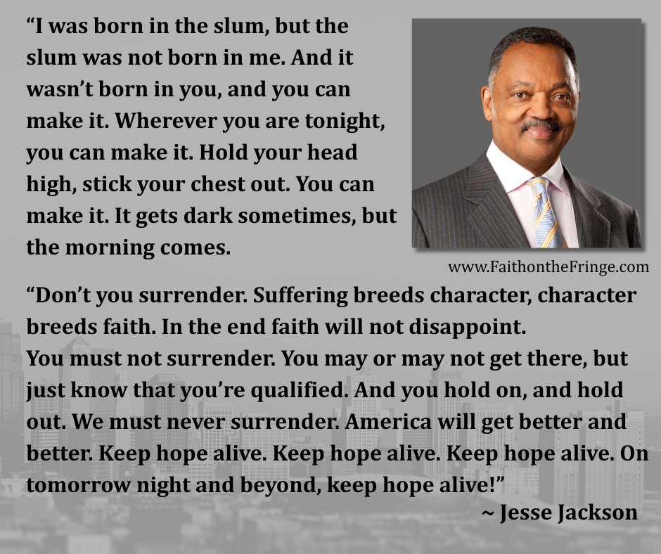 Jesse Jackson Faith on the Fringe