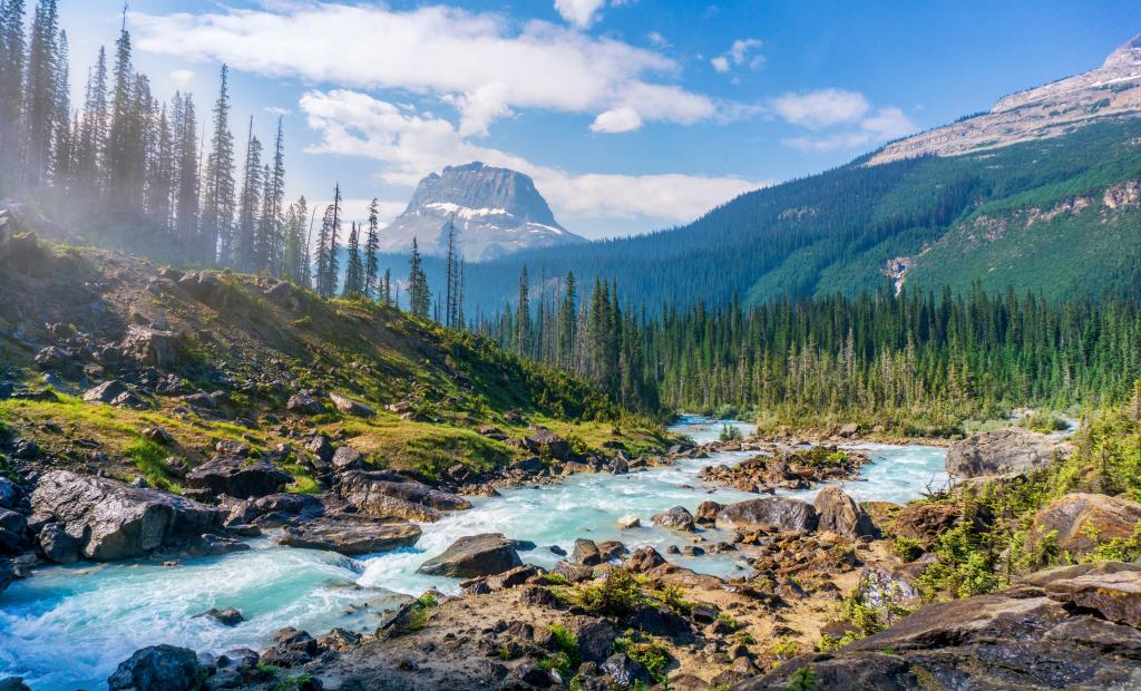 River and Mountains