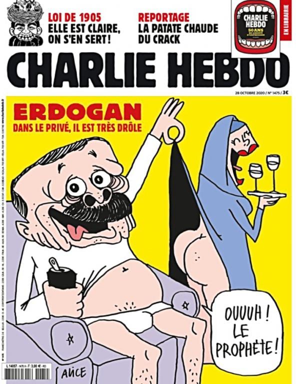 Turkey vents fury after Charlie Hebdo lampoons President Erdogan | Barry  Duke