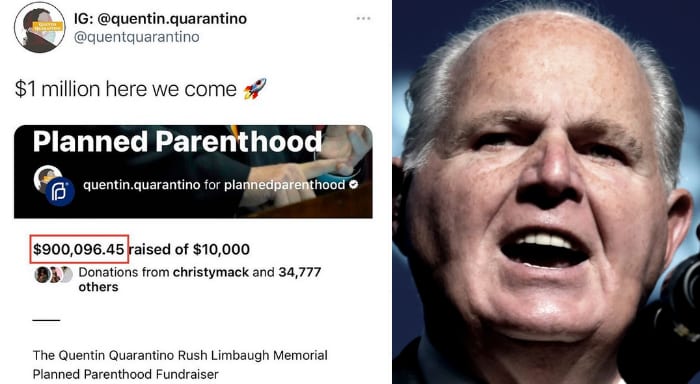 rush limbaugh quentin quarantino