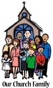church family clipart support families friends sunday clip god cliparts visitation school catholic when religious part ways ministry library donut