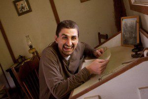 me in at jordan desk Jonathan Wilson-Hartgrove at Clarence Jordan's writing desk