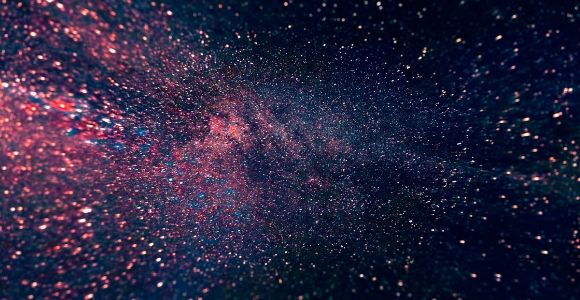 blue skies filled of stars