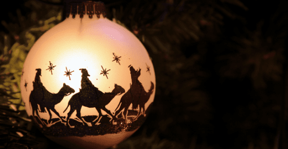 ornament with wise men