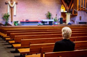 empty church during pandemic