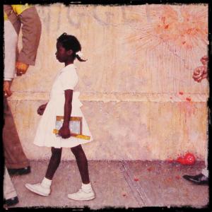 The Problem We All Live With (Rockwell, 1964) - racism