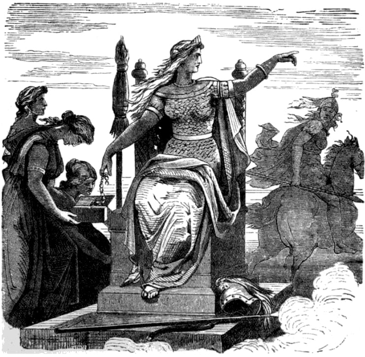 Frigg, frigga, god, goddess, mythology, norse, queen icon