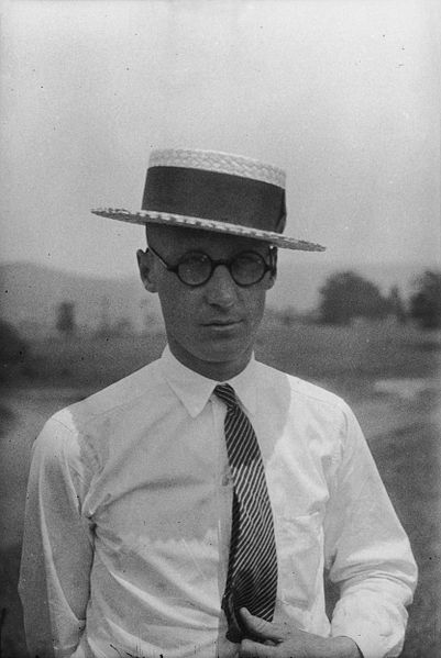 John Thomas Scopes photographed by Watson Davis. Public domain.
