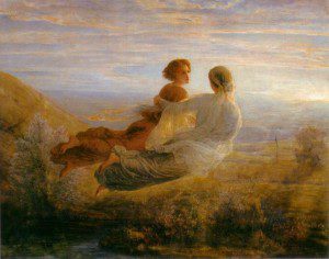 Anne-François-Louis Janmot (1814–1892), The Soul's Flight. Image via Wikipedia. Public domain.
