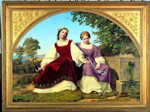 Marie Spartali-Stillman (1844–1927), By a Clear Well with a Little Field, 1883