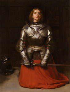Joan of Arc, 1865, by John Everett Millais (1829-1896)