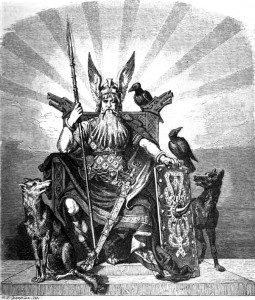 Odin, the All-Father of Nordic gods by Carl Emil Doepler. Image via Wikimedia Commons. Public domain.