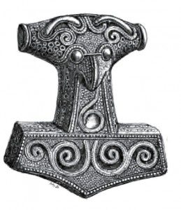 Thor's hammer, Skåne. Image by George Stevens via Wikimedia Commons. Public domain.