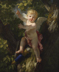 Cupid in a Tree, by Jean-Jacque-François le Barbier. Public domain