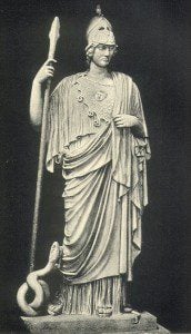 Statue of Athena, image via Wikimedia Commons