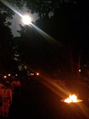 Friday Night Fire Circle at FSG 2014. Photo courtesy Vann Godfrey.