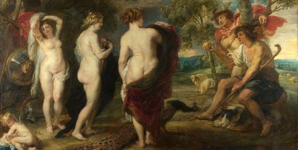"The Judgement of Paris" by Peter Paul Rubens, from WikiMedia.   