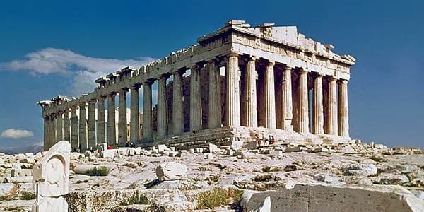 "The Parthenon in Athens" by Steve Swayne - File:O Partenon de Atenas.jpg, originally posted to Flickr as The Parthenon AthensLicensed under CC BY 2.0 via Wikimedia Commons.